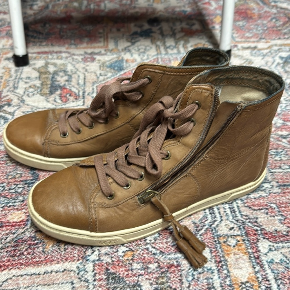 Ugg Blaney brown high top sneakers